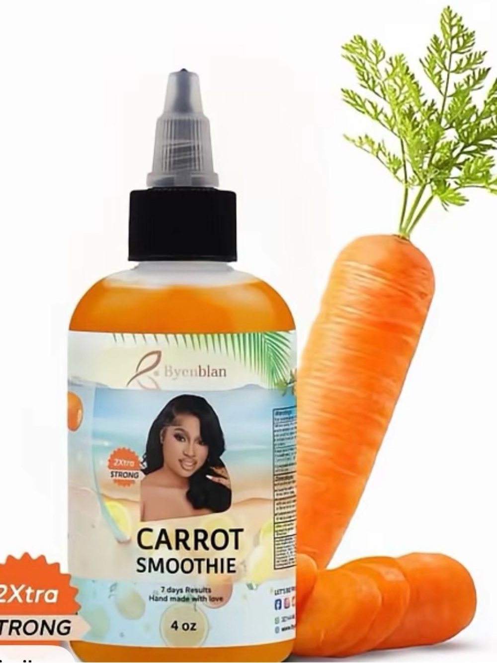 Byenblan Carrot Smoothie Body Oil - Orange